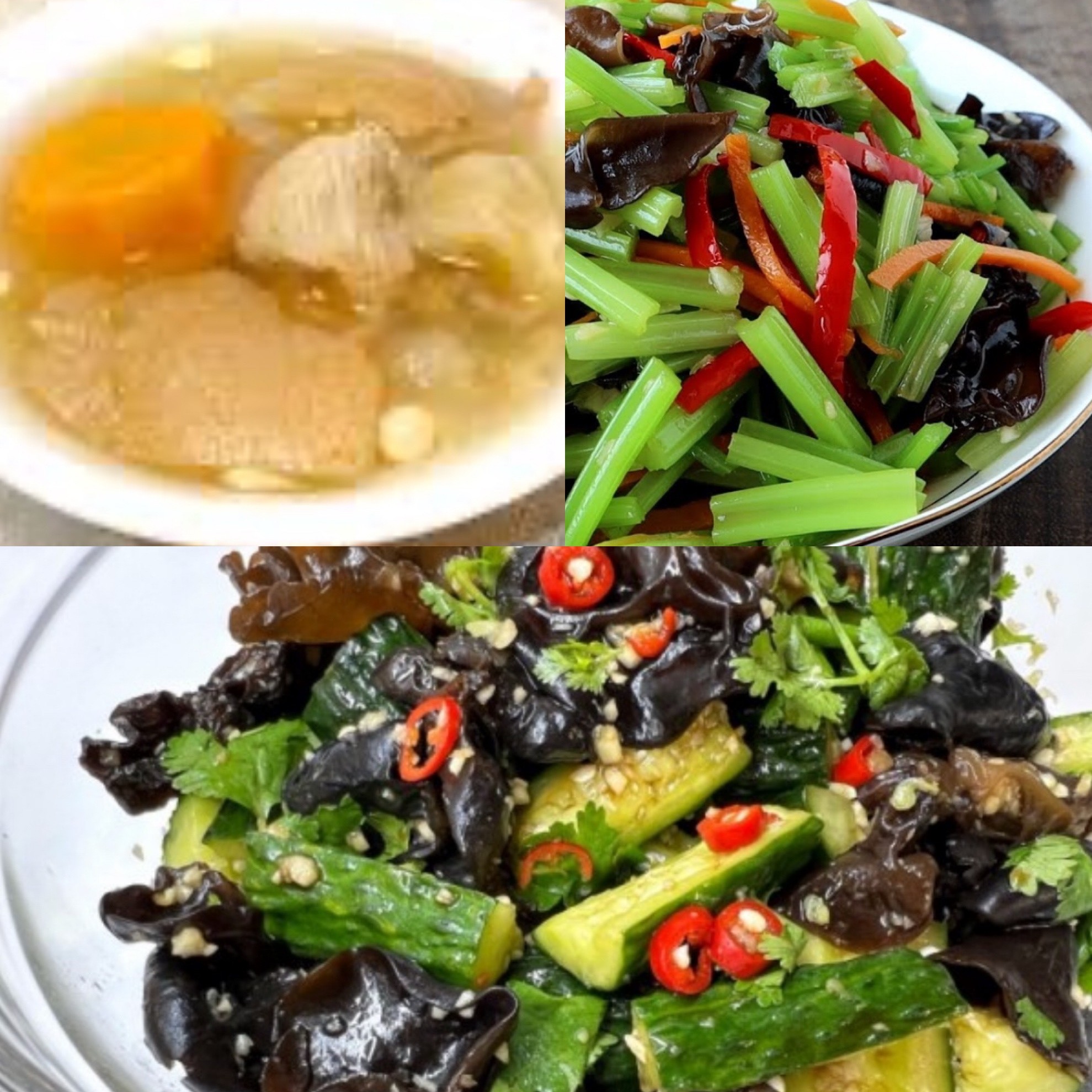 白木耳（雪耳）、木耳（白背木耳）和黑木耳（雲耳）的食療食譜推介-Mark哥醫師