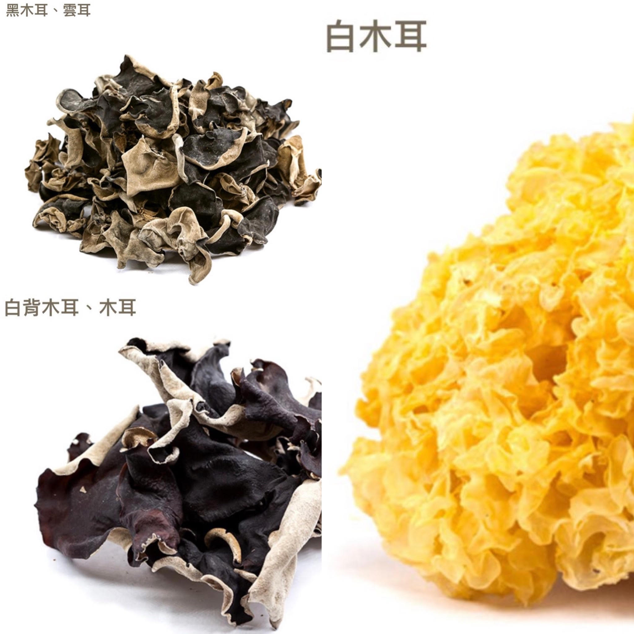 一文教你分清白木耳、白背木耳、木耳、黑木耳、雲耳的分別，能食得其所得其效-mark哥醫師